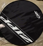 2 Zipp Padded Nylon Single Wheel Bags Black Wraparound Handle Inner Skewerpocket. Fixed Price $120.00.