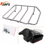 Chrome Luggage Top Rack Fit For Harley Touring Road King Street Glide. Fixed Price $29.50.