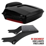 Razor Pack Luggage Trunk Rack For 1997-2008 Harley Davidson Touring Street Glide. Fixed Price $199.00.