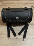 Motorcycle Sissy Bar Bag, Black Studded Faux Leather 17 9 Vnc. See All. Fixed Price $29.99.