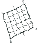 Drag Specialties Cargo Net 15X15 Black 6 Hook DS110211. Fixed Price $11.61.