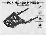 Rear Luggage Rack Black Fit For Honda H'ness Cb 350. Fixed Price $133.88.