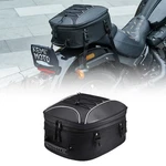 Motorcycle Tail Rear Seat Bag Expandable Helmet Luggage Storage 24-34L Rainproof. Fixed Price $59.79.