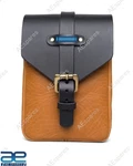 Leather Magnetic Fuel Tank Pouch Bag Fits Ajs Bsa Triumph Royal Enfield. Fixed Price $64.99.