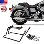 Hard Saddlebags Conversion Support Brackets Kit Set For Harley Dyna 2008-2017 Us. Fixed Price $74.27.
