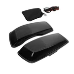 Black Saddlebag Lids With 6X9 Speaker Cutout For Harley Touring 2014-2024. Fixed Price $134.99.
