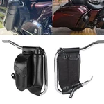 Saddlebag Guard Water Bottle Holder For Harley Touring Road Glide Special Fl. Fixed Price $43.69.
