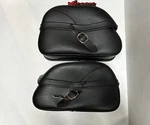 New Auburn Leather Blaze Ii Universal Saddlebags With No Mounting Parts. Fixed Price $50.00.