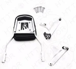 Detachable Backrest Sissy Bar Chrome Flame For 84-99 Harley Softail Fxstc Flstc. Fixed Price $120.16.