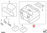 New Genuine Bmw Top Case Vario R1200GS (2004-2012) K25 77438527849. Fixed Price $547.69.