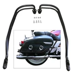 Nostalgic Saddlebag Guard Rails 98-08 Harley Road King Classic Flhrc (black). Fixed Price $147.00.