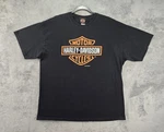 Harley Davidson Motorcycles Biker HD-2010 Solid T-shirt Men's Size Xl Black Guc. Fixed Price $18.86.