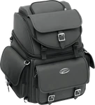 Saddlemen EX000440 BR3400EX Combination Backrest And Sissy Bar Bag Black. Fixed Price $240.32.
