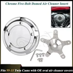 Chrome 5-BOLT Domed Air Cleaner Insert For Harley Road Electra Glide Flhtcu. Fixed Price $42.46.
