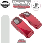 Velocity Red Sunglo Saddlebag Speaker Lids For Harley Davidson Touring 2014+. Fixed Price $429.00.