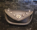 Leatherworks Crossbar Studded Windshield Windscreen Black Storage Case Bag. Fixed Price $39.99.
