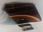 Harley Davidson Genuine Strstch Multi-tone (lh) Saddlebag W/lid-latch 90984-10. Fixed Price $72.14.