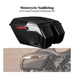 Black Hard Saddlebags Side W/ Latch For Harley Touring Road King 14-23. Fixed Price $379.99.