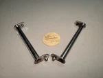 2X 68-77 Harley Davidson Rear Saddlebag Guard Bumper Bar Upper Lower CP1038 Bolt. Fixed Price $59.99.