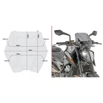 Givi Windshield Specific Low Smoke For Ktm A7708. Fixed Price $176.34.
