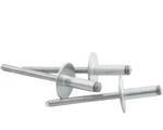 Pro Series 3/16 Aluminum Rivets Pop Large Head Silver 250 Box. Fixed Price $21.99.