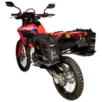 Tusk Pannier Racks With Pilot Bags Black/gray Fits Honda CRF300L 2021-2023. Fixed Price $368.99.