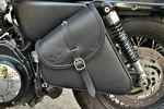 Leather Saddle Bag For Hd Sportster Iron, 883, 48 ,72 Made In Italy. Fixed Price $380.00.