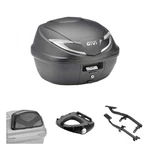 Givi B360 Tech Black Smoke Top Case Kit For Kawasaki 650 ER6F 2005-2008. Fixed Price $270.80.
