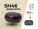 Shad SH46 Top Box Spare Parts Motorcycle Replacement Luggage Keys, Locks, Straps. Fixed Price $38.94.