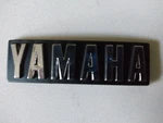 1-GENUINE Yamaha Emblem Badge Logo Black/chrome Oem 2-3/8 X 5/8 1/8 Inches. Fixed Price $19.99.