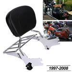 Backrest Sissy Bar Luggage Rack For Harley Touring Electra Glide Road King 97-08. Fixed Price $79.95.