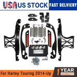 One Touch Opening Saddlebag Latch Lids Hardware Cover Hinge Kit For Harley 14-23. Fixed Price $64.13.