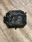 Diamond Plate Buffalo Leather 3-IN-1 Motorcycle Bag. Fixed Price $19.99.