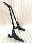 Black Sissy Bar Backrest 4 Harley Softail Heritage Custom Deluxe Springer Fxst. Fixed Price $84.74.