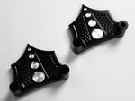 Chrome-e-o Black Contrast Fender Spacer Harley Baggers (1 1/4" 1993-2013). Fixed Price $119.99.