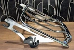 Air Foil Style Premium Luggage Rack Harley Sportster Dyna Softail Chrome Nice. Fixed Price $60.00.