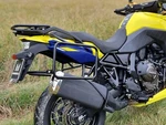 Suzuki Dl V Strom 800 Steel Mounting Rack Aluminum Side Panniers Luggage. Fixed Price $379.99.