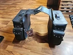 River Road Motorcycle Zip Off Large Slant Saddlebag 10-8961. Fixed Price $99.99.
