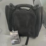 Xelement Zip Off Black Plain Three Strap Motorcycle Saddlebags, Harley Davidson. Fixed Price $120.00.