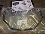 49179-09 Harley Davidson Comfort Profile Rear Saddlebag Guards, Chrome. Fixed Price $270.00.