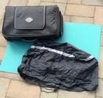 Harley-davidson Black Onyx Tour Pak Luggage Rack Bag Suitcase Rain Cover. Fixed Price $99.99.