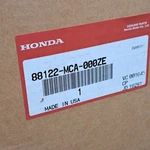 Honda 88122-MCA-000ZE Goldwing Housing Dark Red Met. Fixed Price $119.25.
