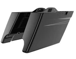 Vivid Black Stretched Extend Saddlebags Pinstripes For 2014 Harley Street Glide. Fixed Price $332.45.