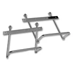 Yamaha Virago Chrome Saddlebag Pannier Support Brackets Bars Kit. Fixed Price $163.17.