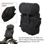 For Harley Sportster Motorcycle Sissy Bar Touring Cruiser Travel Luggage Bags. Fixed Price $88.98.