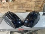 Victory Cross Country Saddlebag Lids With Luggage Racks. Fixed Price $200.00.