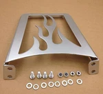 Chrome Flame Sissy Bar Luggage Rack For Harley Sportster XL883C XL883R XL1200R. Fixed Price $41.99.