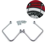 Throw-over Saddlebag Support Brackets Guard Chrome For 2018-21 Flsl Fxbb Softail. Fixed Price $27.00.