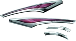 Kuryakyn For L.e.d. Saddlebag Accent Swoops 12-17 GL1800 Chrome. Fixed Price $355.99.