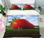 3D Big Strawberry 3777NA Bed Pillowcases Quilt Cover Duvet Jerry Lofaro Fay. Fixed Price $121.00.